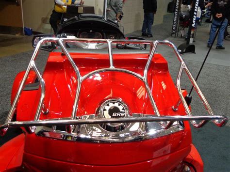 Buy Can Am Spyder RT Trunk Mounted Luggage Rack CHROME Custom LOOK New ...