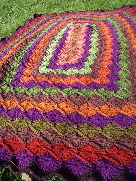 Oblong Wool-Eater Blanket pattern by Sarah London | Crochet afghan ...