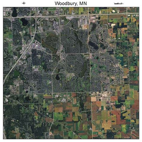 Aerial Photography Map of Woodbury, MN Minnesota