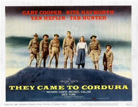 They Came to Cordura (1959)