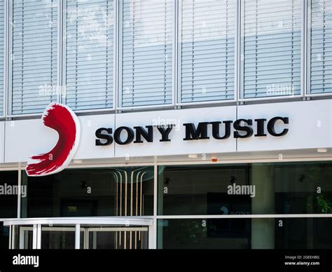 Logo of Sony Music At The European Headquarters In Berlin, Germany Stock Photo - Alamy