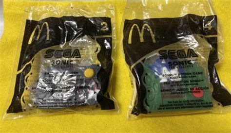 McDonalds Sega Sonic the Hedgehog Action Electronic Games #2 & #4 Happy Meal Toy | #4222577263