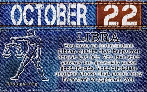 #YourBirthday – Are You 22nd October Born?