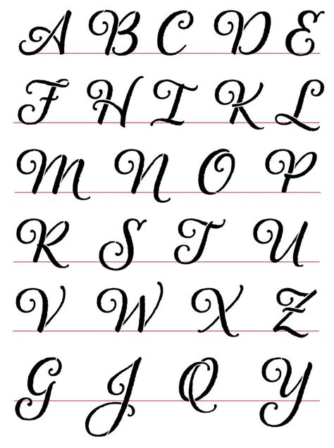 18 best Cursive Letter Stencils for sale on Etsy images on Pinterest | Letter stencils, Cursive ...