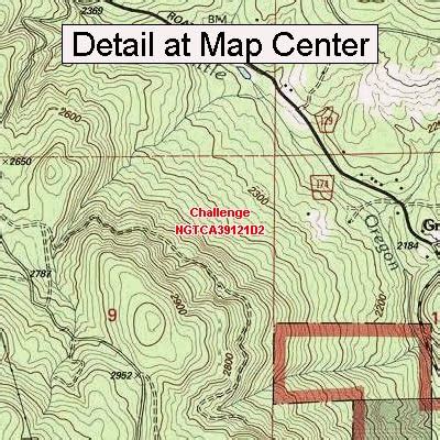 Amazon.com : USGS Topographic Quadrangle Map - Challenge, California (Folded/Waterproof ...