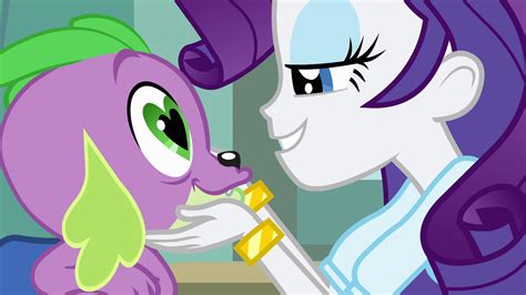 Image - Human Rarity and dog Spike EG.png - My Little Pony Friendship is Magic Wiki