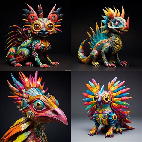 Alebrije AI Art Style - Exploring Vibrant Animal Creations - Alebrije Stable Diffusion ...