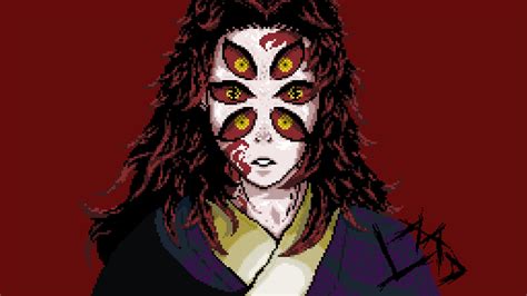 ArtStation - Kokushibo Pixel Art (Demon Slayer)