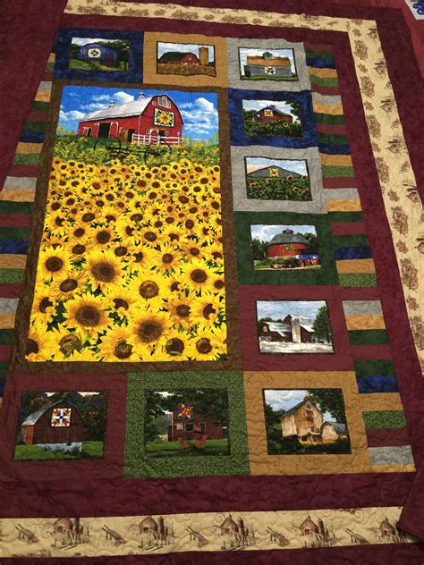 Full To Queen Size Barn Quilt/Bedding Comforter/Country Farm | Etsy in ...