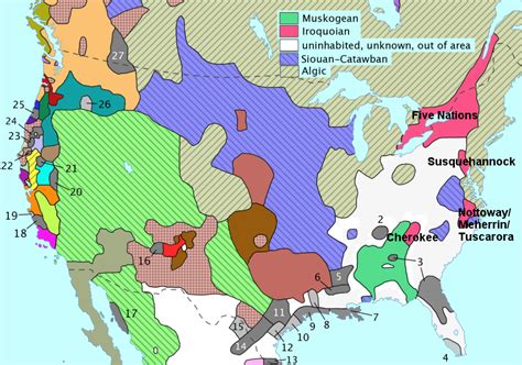 Three Linguistic Groups of Colonial Virginia