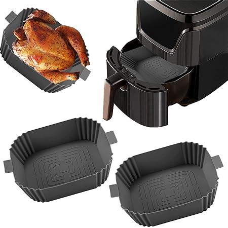 Air Fryer Silicone Pot Square Liners for COSORI, Ninja, Air Fryers ...