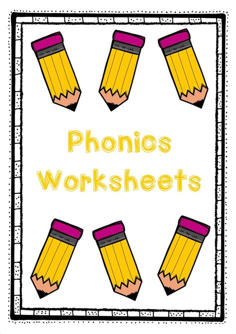 Phonics Worksheets - Teacha!