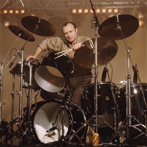 Phil Collins and his drums. | Drums, Phil collins, In the air tonight