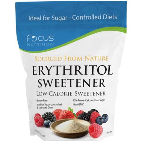 Focus Nutrition Erythritol Sweetener 1 lb - 113 Servings