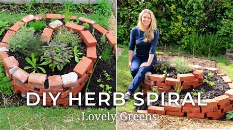 DIY Herb Spiral -- clever way to grow lots of herbs in a small space - YouTube