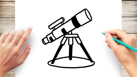 How To Draw A Telescope