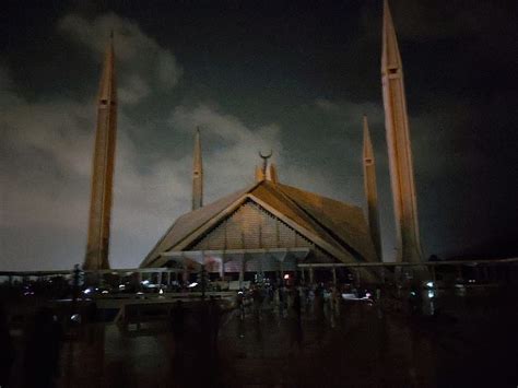 Faisal masjid, faisal masjid night view, faisal masque 14 aug 2020, HD ...