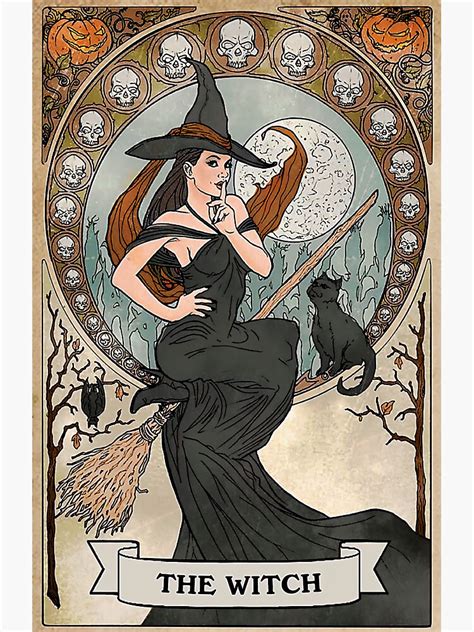 "The Witch Tarot Card Poster, Witch Poster, Witch Art, Witch Wall Art, Witch Art Print, Witch ...