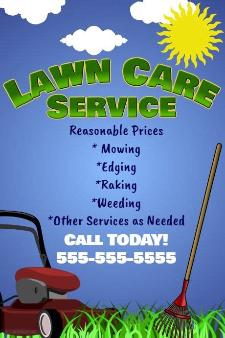 Copy of Lawn Care Flyer