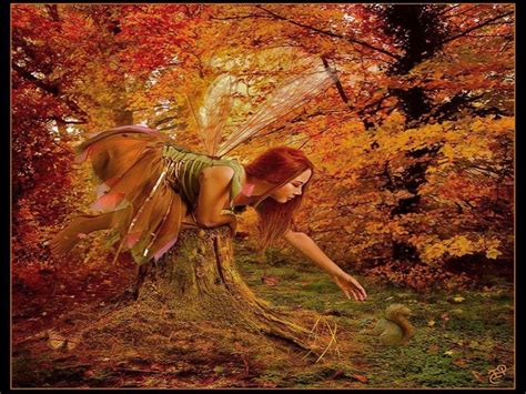 Autumn Fairy - Fairies Wallpaper (41560728) - Fanpop