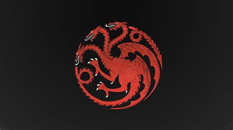 round 3-head dragon logo House Targaryen Game of Thrones #dragon #2K # ...