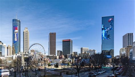 Image of Centennial Park taken Monday Afternoon : r/Atlanta