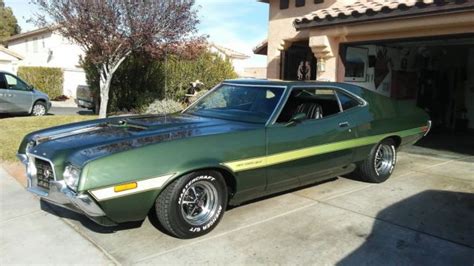 72 GRAN TORINO FASTBACK Q Code Cobra Jet, - Classic Ford Torino 1972 for sale