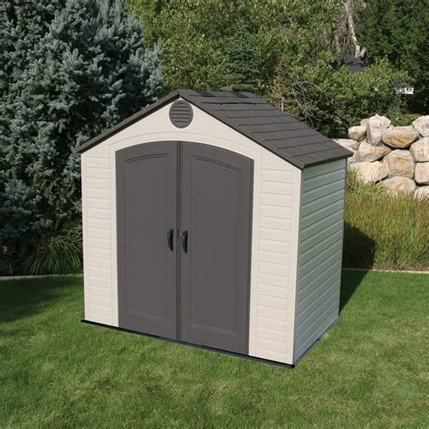 ShedsWarehouse.com | Madrid Plastic Sheds | 8ft X 5ft Life Plus Plastic ...