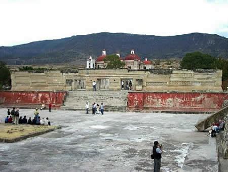 Mitla Archaeological Site in Oaxaca is second only to Monte Álban