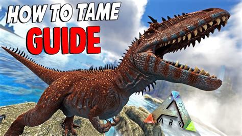 ARK: Carcharodontosaurus | How To Tame on 1x TAMING | GUIDE - YouTube