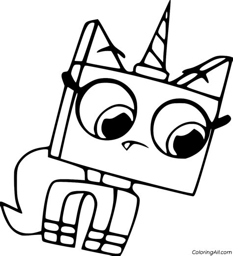 Unikitty Coloring Pages - ColoringAll