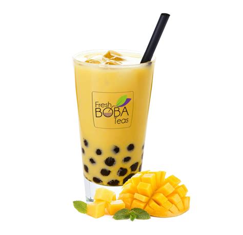 Mango Bubble Tea | Fresh Boba Teas