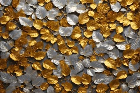 Golden Leaves Background Graphic by Forhadx5 · Creative Fabrica