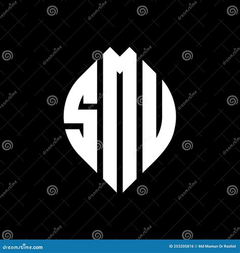 SMU Circle Letter Logo Design with Circle and Ellipse Shape. SMU ...