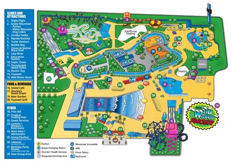 Myrtle Waves Water Park Map and Brochure (2024 - 1995) | ThemeParkBrochures.net