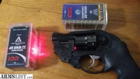 ARMSLIST - For Sale/Trade: Ruger LCR 22 wmr with laser