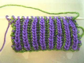 Ravelry: Two-colour Brioche Stitch Tutorial pattern by Ilana MacDonald