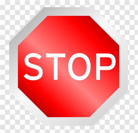 Stop Sign Safety Traffic Transparent PNG