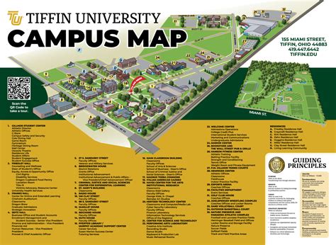 Campus Map & Directions - Tiffin University