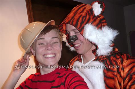 Cute Couples Costume: Calvin and Hobbes