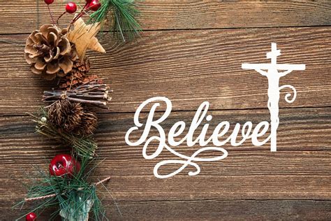 Believe Svg Believe Clip Art Believe Graphics Jesus Svg | Etsy