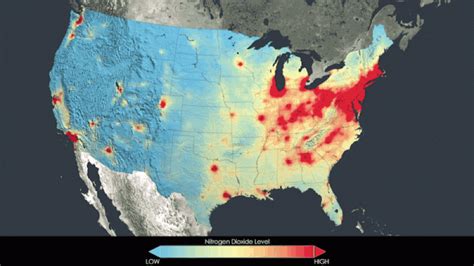 Daily Dose of Air Pollution: NASA Satellite Images Showing Reduction in NOx Pollution Over Six ...