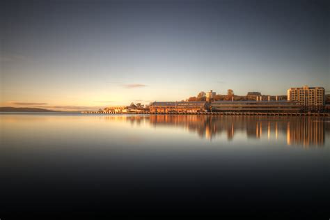 Panaromic photography of the coty, hobart, tasmania HD wallpaper | Wallpaper Flare