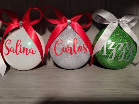 Personalized Ornaments - Etsy