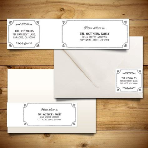 28 Labels for Envelopes Template (2020) | Wedding address labels, Return address labels template ...