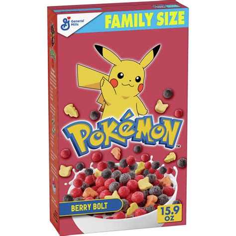 Pokémon Breakfast Cereal, Berry Bolt, 15.9 oz - Walmart.com