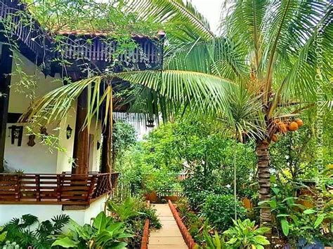 Traditional Indian Porch and Front Garden Oasis