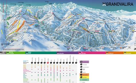 Andorra Ski Map Pas De La Casa