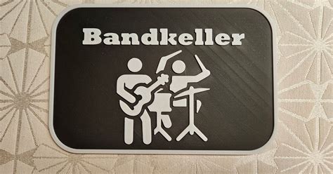 Bandkeller Schild by MartinPP | Download free STL model | Printables.com