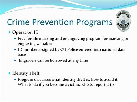 PPT - Crime Prevention PowerPoint Presentation, free download - ID:1559133